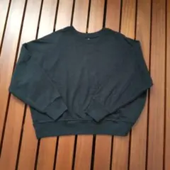 ユニクロ スウェットシャツ ブラック XL