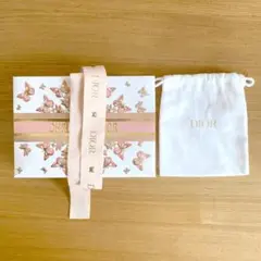 Dior 蝶デザイン 紙袋&巾着