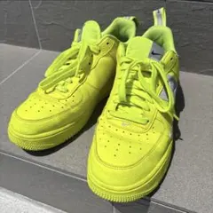 値下げ中！NIKE ナイキ　Air Force 1 蛍光イエロー　メンズ　靴