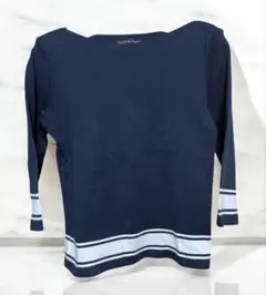 Ralph Lauren ネイビー ボートネック Tシャツ M