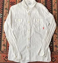 WTAPS SPECボタンダウンシャツコットンリネン　ウォバッシュネイバーフッドのサムネイル