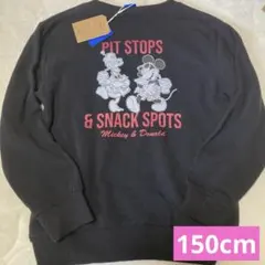 新品　男児ミッキー&ドナルド裏起毛トレーナー　150