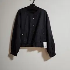 EMODA(エモダ)　ブルゾンM新品ブラックのサムネイル