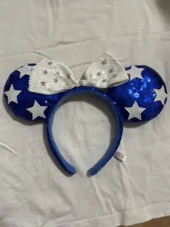 ミニーマウス耳カチューシャ 青