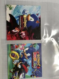 SEGA　SONIC RUMBLE　ステッカー2枚セット