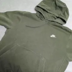 難アリ ナイキ プルオーバー スウェットパーカー サイズM 刺繍ロゴ