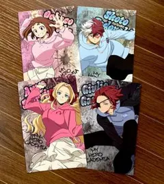 劇場版 僕のヒーローアカデミア アニメイト フェア ポストカード 4種セット
