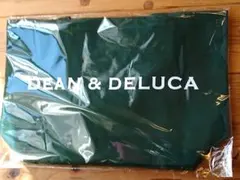 DEAN＆DELUCA♪レア 内ポケ付　肩かけトートバッグ　Lサイズ　グリーン