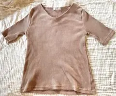 フリーズマート　ピンクベージュTシャツ