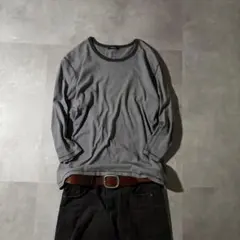 archive striped crew neck y2k l\s teeのサムネイル