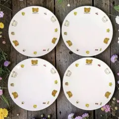 リラックマ　スイーツプレート4枚セット Joshin ノベルティ