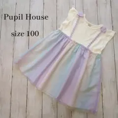 Pupil House レインボーチュールドッキングワンピースのサムネイル
