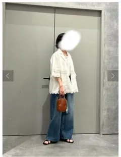 《新品》チャオパニックティピー 切替レースオーバー5分袖ジャケット☆