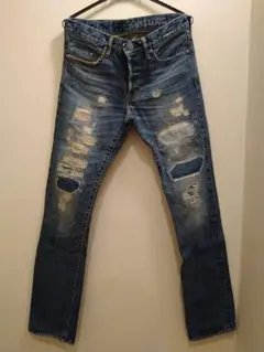 HYSTERIC GLAMOUR ダメージデニムパンツ W30×L32