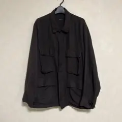 COMOLI シルクコットン BDU ジャケット サイズ1 ブラウンのサムネイル