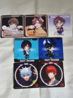 CRAZY RACCOON コースター 6枚セット