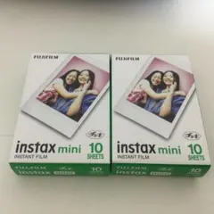 チェキinstax mini インスタントフィルム 10枚入り 2箱