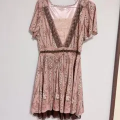 アクシーズファム　花柄　ワンピース　半袖