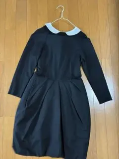 LANVIN en Bleu ブラック ワンピース 38のサムネイル
