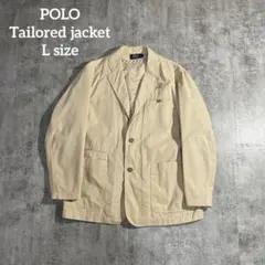 POLOポロラルフローレン ライナー付 テーラードジャケット ベージュ L相当