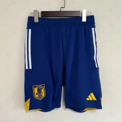 adidas スペイン代表 2022 アウェイユニフォーム 青 L ハーフパンツ
