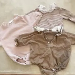 ロンパース・カバーオール3点セット 70cm