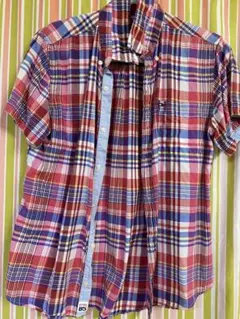 Tommy Hilfiger 半袖シャツ Mサイズ チェック柄