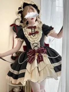 ロリータ ゴスロリ ドレス ワンピース Rose and Neverland ロリータ ゴスロリ ドレス ワンピース Rose and Neverland - メルカリ