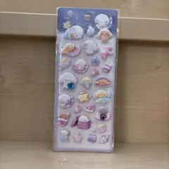 ❤︎もちもち　ぷっくりシール　マショマロシール　ラインストーン付き❤︎