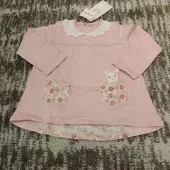 クーラクール　ピンク うさぎポケット トップス