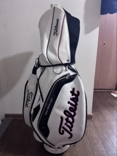 Titleist キャディバッグ ゴルフバッグ ホワイト ブラックのサムネイル