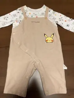 monpoké サロペット風ロンパース 80