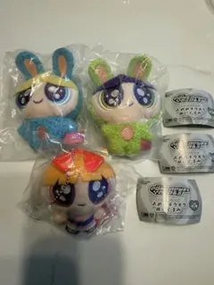 パワーパフガールズ おめめキラキラぬいぐるみ ブロッサム バブルス　バターカップ
