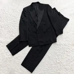 Valentino ブラック ダブルブレストスーツ - メルカリ