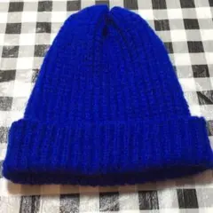 ローリーズファーム ニット帽子 ブルー