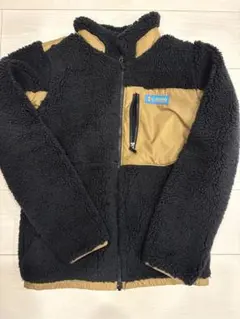 Columbia フリースジャケット 黒/ベージュ