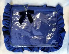 痛バ a3 A3 ザッカマート 痛バッグ ネイビー 紺 コーデュロイ