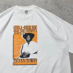 90s USA製 QUEEN WHITE Tシャツ XXL シングルステッチ