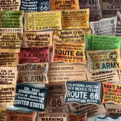 革タグ　120903 mixcut 60個‼︎ レザー　デニムリメイク