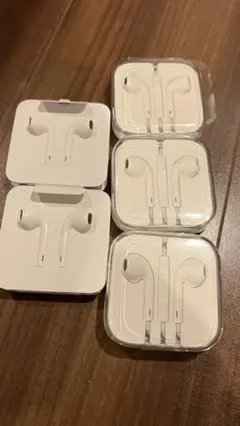 iphone lightning イヤフォン　5個セット　新品　未使用