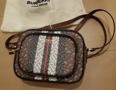 美品 BALLY ペナント柄ショルダーバッグ ブラウン スクエア - メルカリ