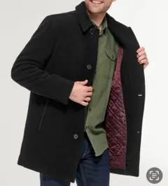 定価60,500円　コールハーン　ステンカラー　ウールカーコート　大きめM