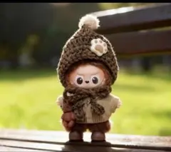 ラブブ洋服　ミニ　セット　くまさん　バッグ　　10cm ドール　着せ替え　ぬい服