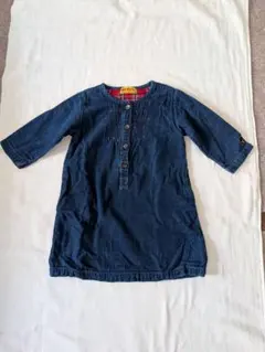 Miki House デニムワンピース 100cm