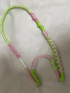 ハンドメイド スマホショルダーストラップ パステルカラー