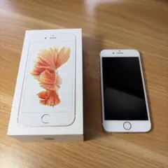 iPhone6s 64G ローズゴールド 箱イヤホンアダプタあり
