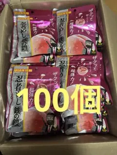 （話題沸騰）忍者めし鉄の鎧　ピーチ味　100袋セット