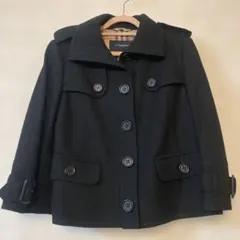 Burberry ブラック ショートジャケット ショートコート　Mサイズ
