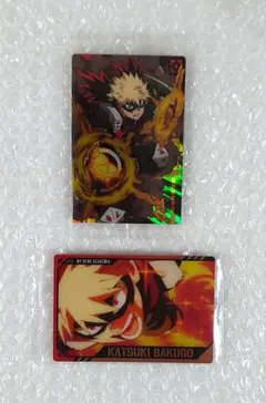 僕のヒーローアカデミア　ウエハース4　カード　爆豪勝己　レア　ノーマル