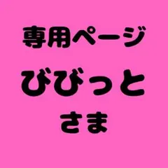 びびっと様　専用ページ